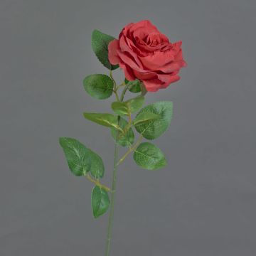 Umělá květina růže PEZOS, červená, 60cm, Ø10cm