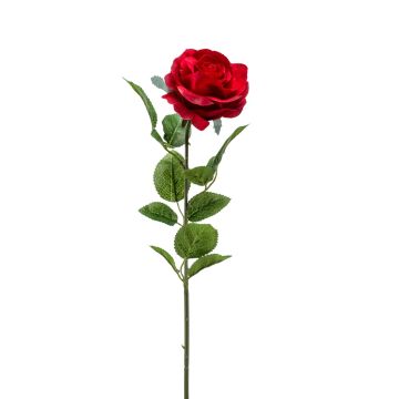 Umělá květina růže PEZOS, červená, 60cm, Ø10cm