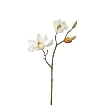 Dekorační květina magnólie NOVELIE, krémová, 45cm