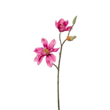 Dekorační květina magnólie NOVELIE, růžová, 45cm