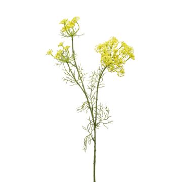 Umělé větvičky kopru ALRESCHA s květy, žlutá, 85cm