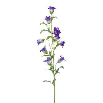 Umělá květina zvonek AIMI, fialovo-krémová, 90cm