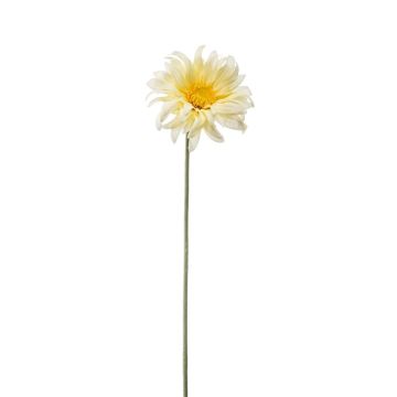 Umělá gerbera BILFON, světle žlutá, 50cm