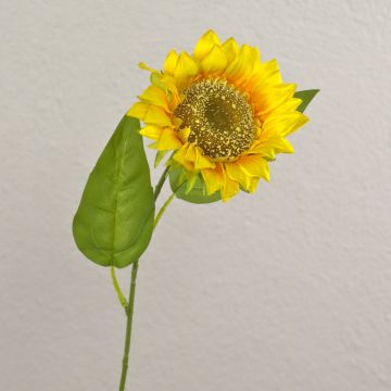 Umělá slunečnice PELMO, žlutá, 65cm, Ø11cm