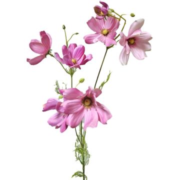 Dekorativní košík na šperky z větviček HISSAN, růžový, 75cm