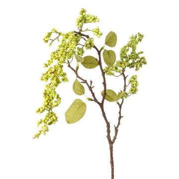 Umělá bezová větvička MITRON, bobule, zelená, 80cm