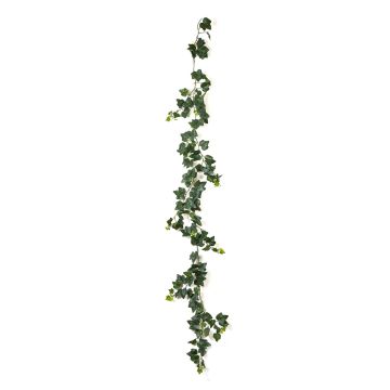 Umělý břečťanový věnec MAKINA, zelený, 205cm