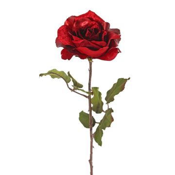 Sametová růže SINDALA, červená, 60cm, Ø12cm