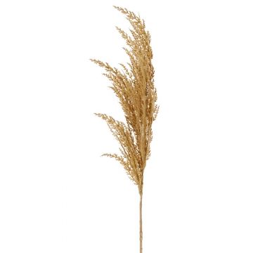 Umělá větvička pampové trávy ERATO, béžovo-hnědá, 100 cm