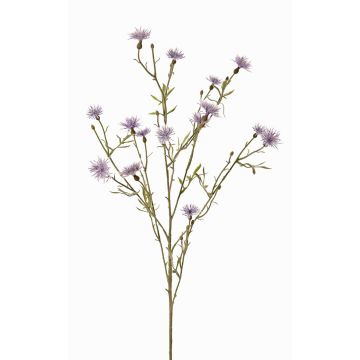 Umělá květina chrpa ZENOBIOS, fialovomodrá, 80cm