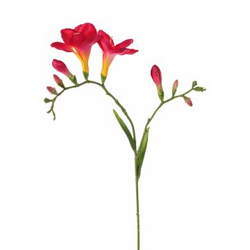 Textilní květina frézia MARUSHA, růžová, 65cm, Ø7cm