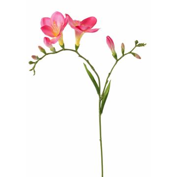 Textilní květina frézia MARUSHA, růžová, 65cm, Ø7cm