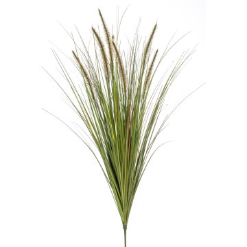 Umělá tráva dochan psárkovitý YWAIN, laty, zápich, béžově zelená, 85cm