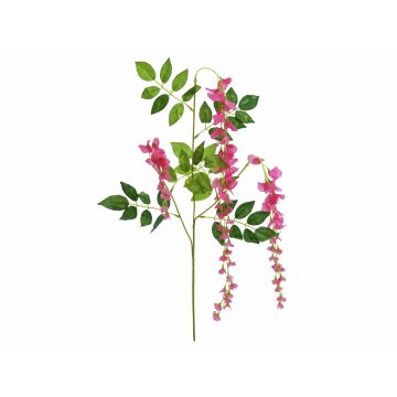 Umělá vistárie BALUNA s květy, růžová, 110cm