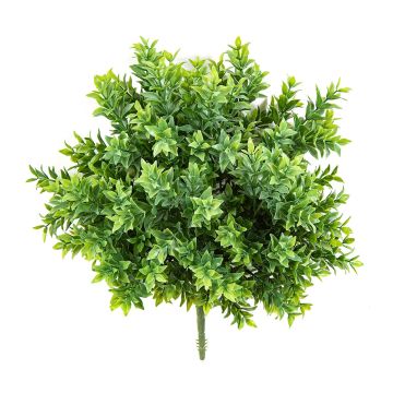 Umělá čajovníková rostlina GINAN na zápichu, crossdoor, zelená, 40cm