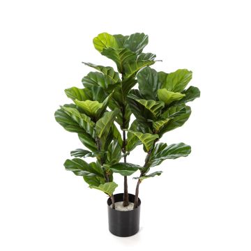 Umělý Ficus Lyrata GUDJA, umělý kmen, zelený, 90cm