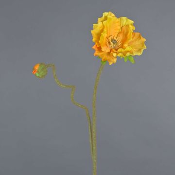 Umělý vlčí mák HASNA, žlutý, 75cm