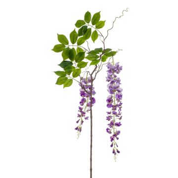 Umělá větev vistárie NISSRINE s květy, fialová, 145cm