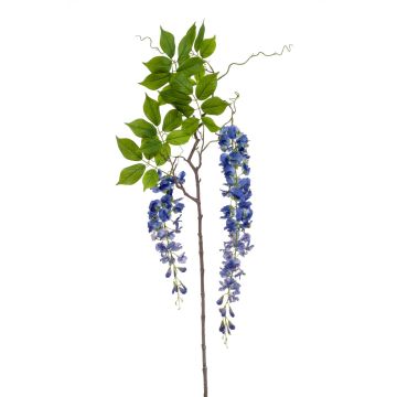 Umělá větev vistárie NISSRINE s květy, modrá, 145cm