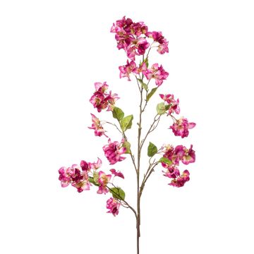 Umělá větev budenvilea MIKKI s květy, fialová, 130cm