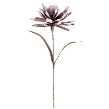 Umělá květina kaktusu královna noci MOADI, starorůžovo-bílá, 90cm
