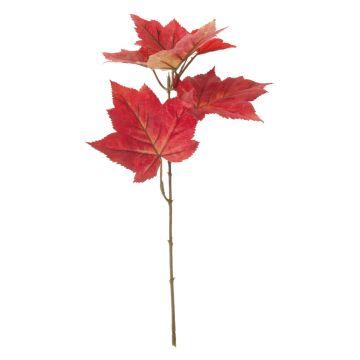 Umělá javorová větev PORTREE, červená, 35cm