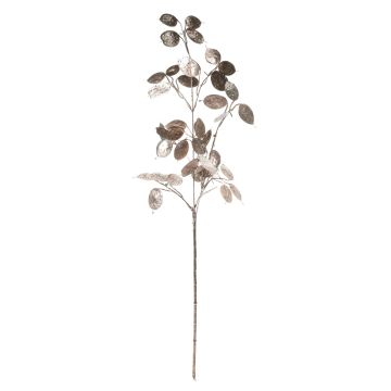 Umělá větvička měsíčnice ADONISA, stříbrno-zlatá, 65cm