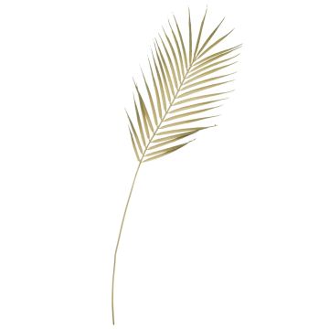 Umělé listy areca palmy DARIELI, béžovo-hnědé, 80cm