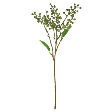 Umělá větve bezu TEITH s plody, zelená, 40cm