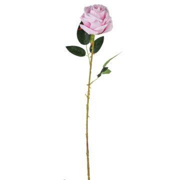 Textilní růže ELEAZAR, růžová, 65cm Ø9cm