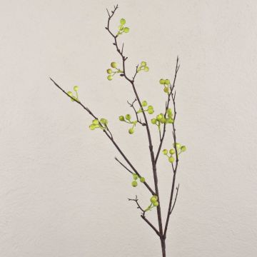 Umělá větvička libavky LEERDIK s plody, zelená, 100cm