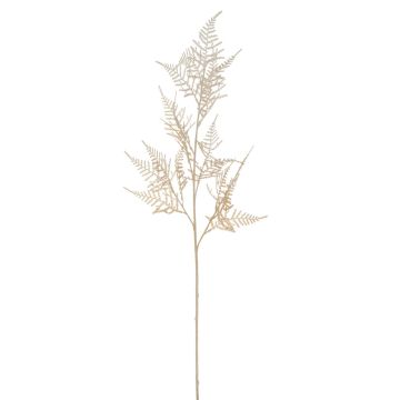 Umělá větev asparagus plumosus BALLOCH, krémově žlutá, 80cm