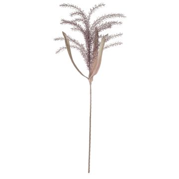 Umělá větev pampové trávy VADIM, tmavě růžová, 110cm