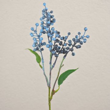 Umělá větve bezu TEITH s plody, černá, 40cm