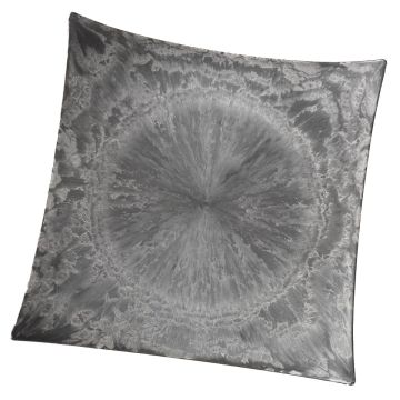 Čtvercový dekorativní podnos JEFFERSON, plast, černý, 23x23x1,5-4cm