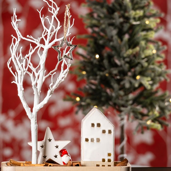 Vánoční dekorace na okno